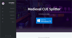 Desktop Screenshot of cue-splitter.medieval.it